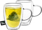 Double Wall Glasses, 12 OZ Insulated Cups by ChaYeah