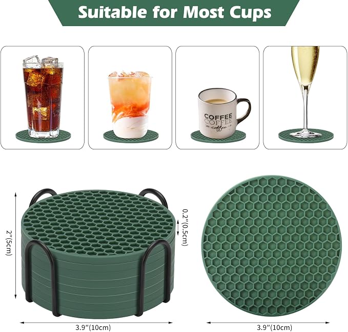 Silicone Coaster Set of 16 - Image 4