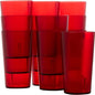 Restaurant Grade, BPA-Free 12oz Red Plastic Cups 12pk. Super Durable, Break by FoodRestaurantSupplies