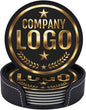 Custom Coaster with Logo by Handmade