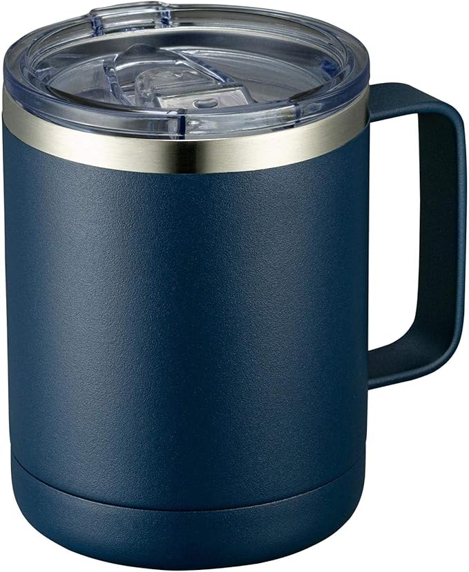 MEWAY 12oz Coffee Mug With Handle and Sliding Lid, Stainless Steel Travel by MEWAY