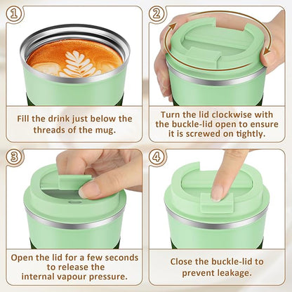 KETIEE 12oz Travel Mug, Insulated Coffee Cup - Image 9
