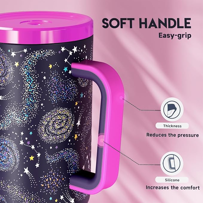 Meoky Glow in the Dark Tumbler: 40 oz Tumbler - Image 6