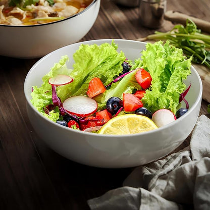 QINLANG 3 Pack Salad Bowl, 8 inch 60 oz Large Serving Bowl Set, Deep Bowl - Image 5