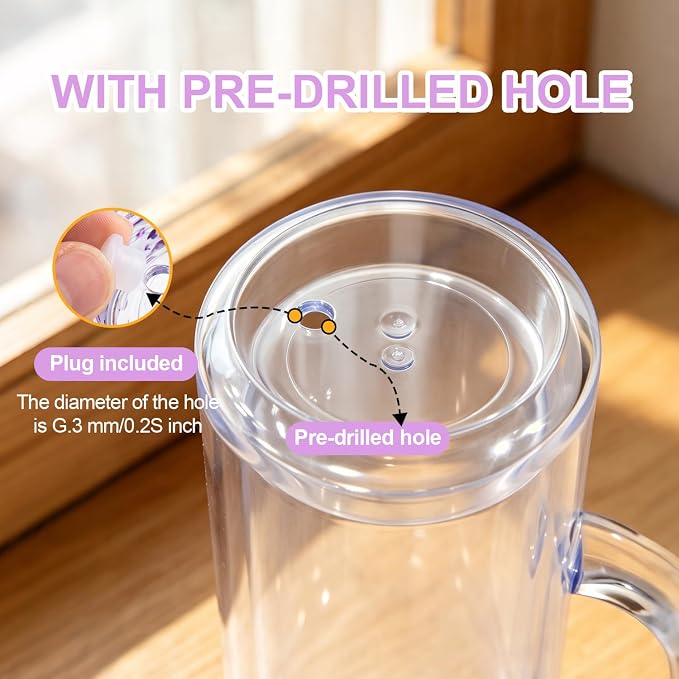 AGH 20OZ Acrylic Snow Globe Tumbler - Image 5