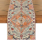 Artoid Mode Boho Bohemia Style Orange Table Runner, Country Rustic Farmhouse by ArtoidMode