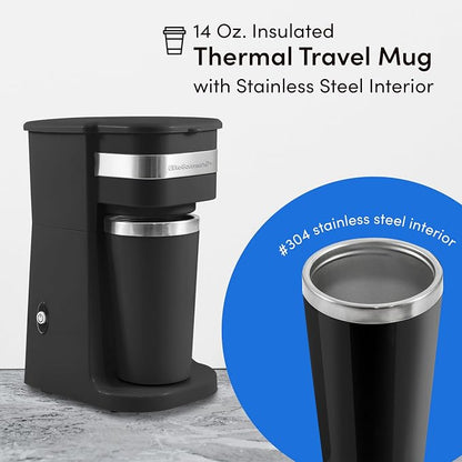 Elite Gourmet EHC111A Personal Single-Serve Compact Coffee Maker - Image 2