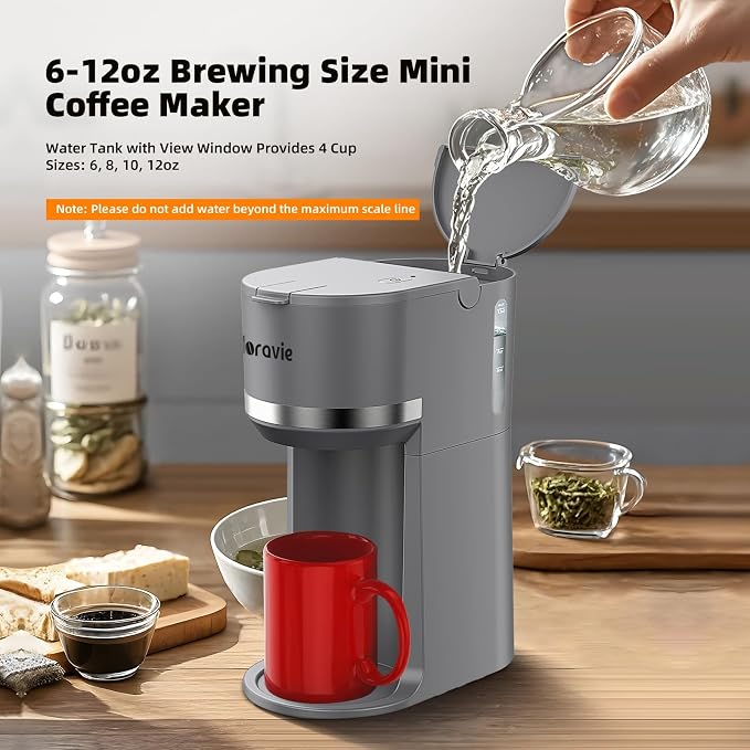 Horavie Mini Single Serve Coffee Maker - Image 5