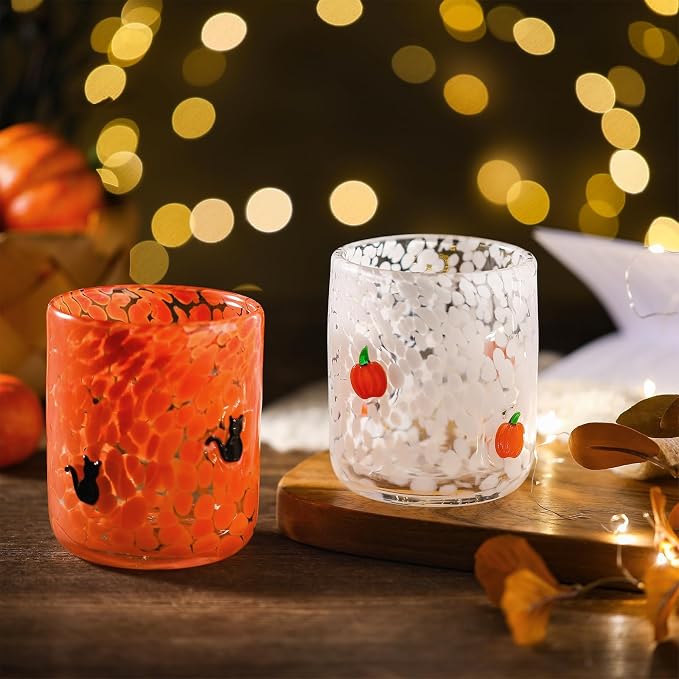 Skylety 2 Pcs Halloween Icon Juice Glasses - Image 3
