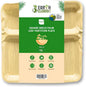 Areca Palm Leaf 11-Inch Square Plates (75 Count) – 100% Compostable, Biodegradable Like Bamboo Plates | Eco-Friendly Disposable Dinnerware | Microwave & Oven Safe