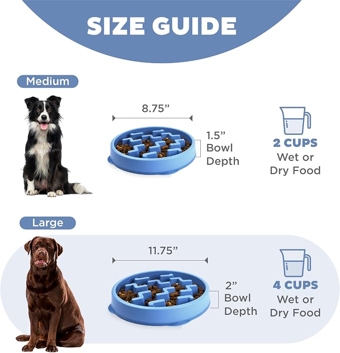 Outward Hound Fun Feeder Slo Bowl – Large 4‑Cup Capacity, Slow Feeding - Image 5