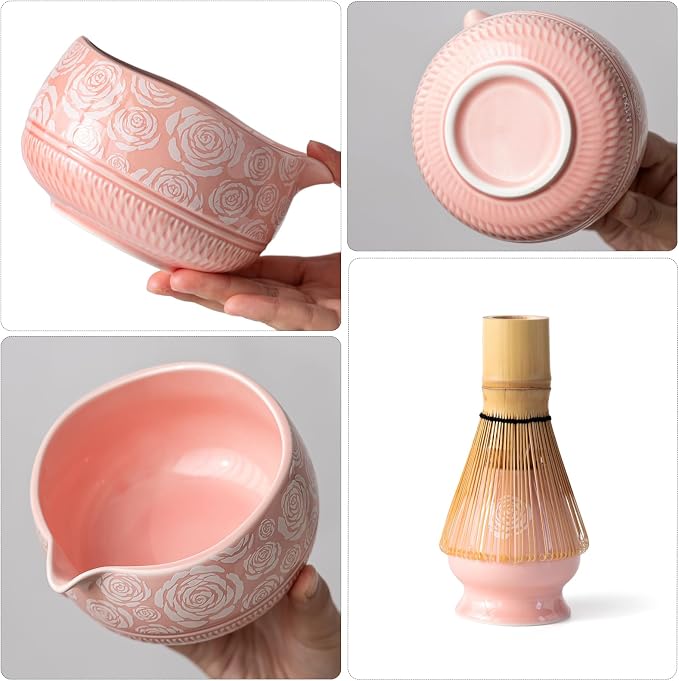 Buucup Matcha Whisk Set, Ceramic Matcha Kit - Image 3
