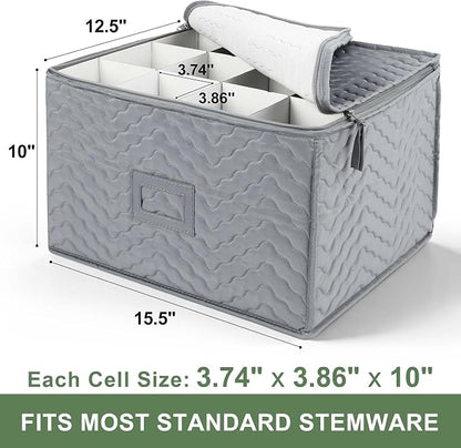 LotFancy Stemware Storage Container - Image 5