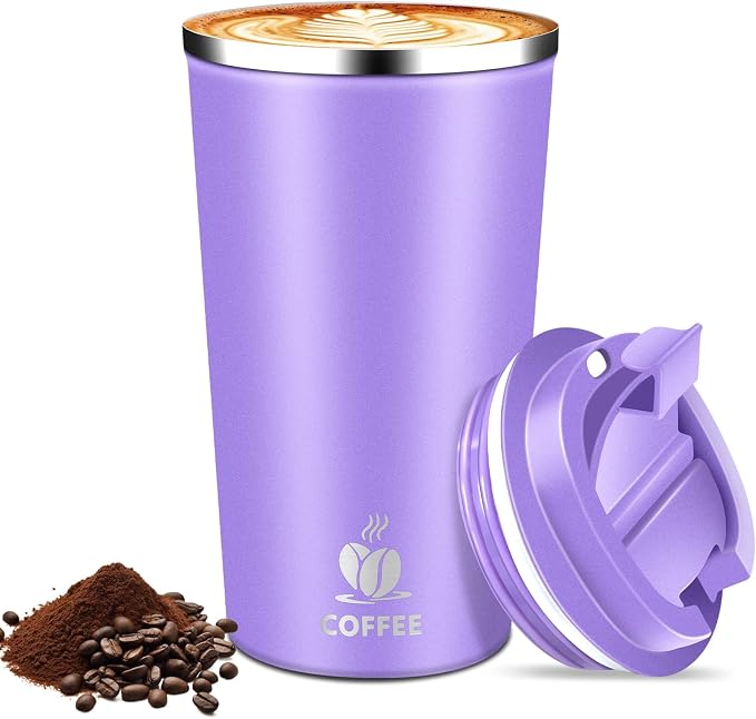 17oz Insulated Travel Coffee Mug by Hwawhin