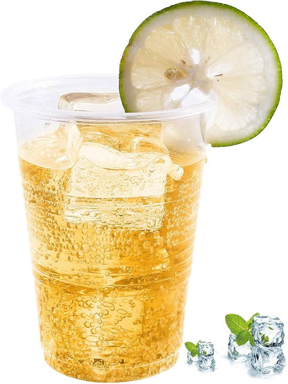 Turbo Bee 300 Pack 9oz Clear Plastic Cups，Disposable Mouthwash Cups, Drinking - Image 2
