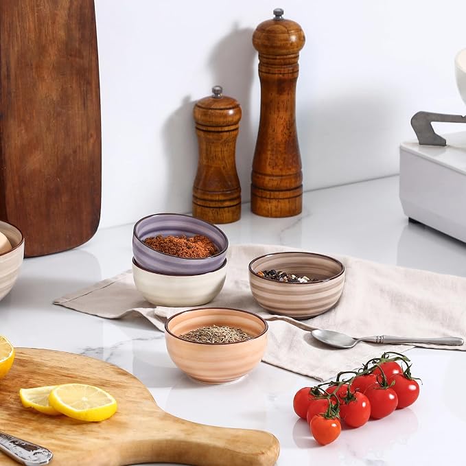 Selamica Ceramic Dipping Bowls, 4 OZ Mini Bowls - Image 6