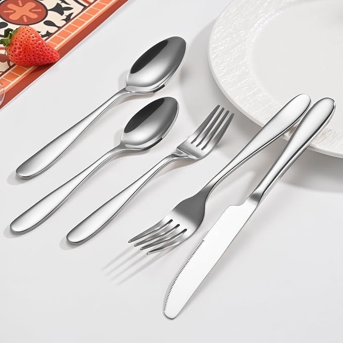 20-Piece Silverware Set, Flatware Set - Image 3