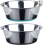 Deep Stainless Steel Anti-Slip Dog Bowls by PEGGY11