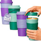 Copco Acadia 16oz Travel Mug, Ergonomic Design, Comfortable Handling by Copco