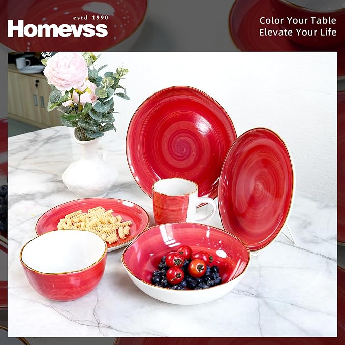 Highland 16-Piece Dinnerware Set Service - Image 3