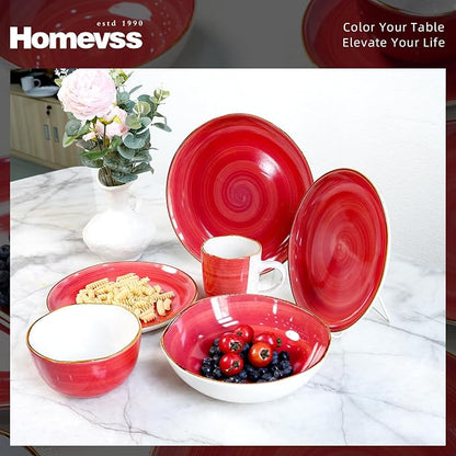 Highland 16-Piece Dinnerware Set Service - Image 3