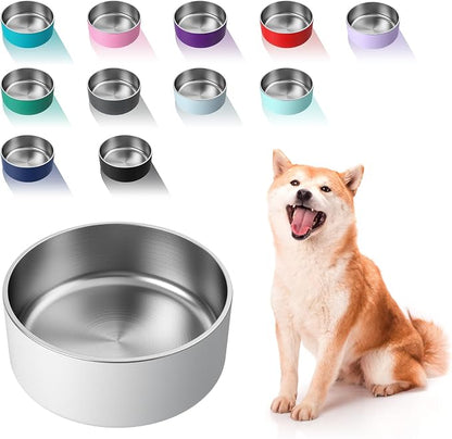 WENBOKMIN Dog Bowl, Stainless Steel Food and Water Bowl, Dishwasher Safe by Wenbokmin