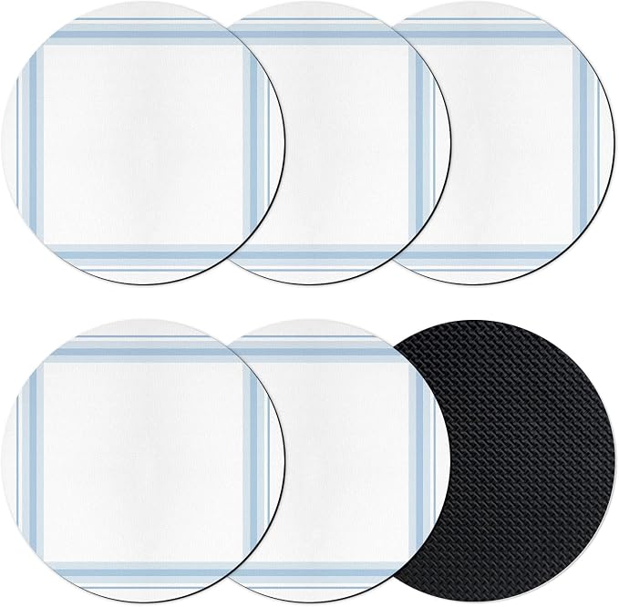 Modern Minimalist Art Coasters Set of 6, Absorbent Coasters by Unknown