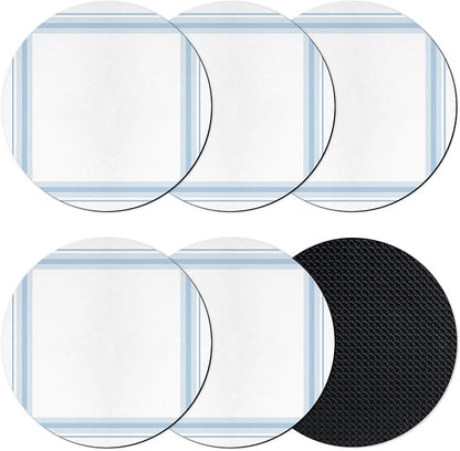 Modern Minimalist Art Coasters Set of 6, Absorbent Coasters by Unknown