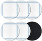 Coasters Set of 6, Modern Minimalist Art Round Drink Coasters by Unknown