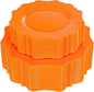 COLOSUS 60 pcs Orange Plastic Plates -Thanksgiving Plastic Plates for Party include 30 Dinner Plate and 30 Dessert/Salad Plate for Wedding,Party,Anniversary,Daily Use
