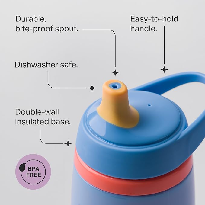 Tommee Tippee Active Spout Toddler Cups, 1-3 Years, 9oz | Pack of 2, Silicone - Image 3