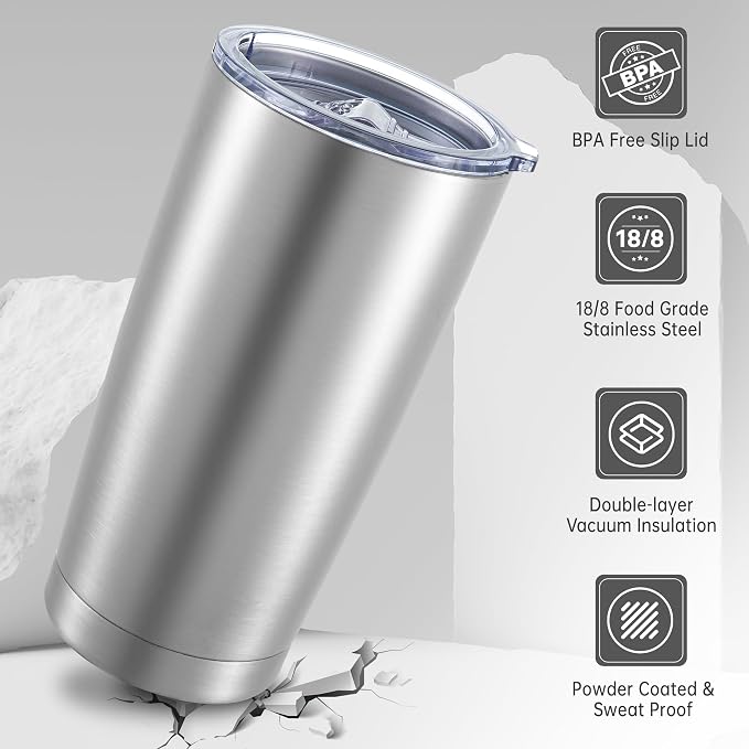 20 oz Tumblers Bulk Stainless Steel Tumbler - Image 4