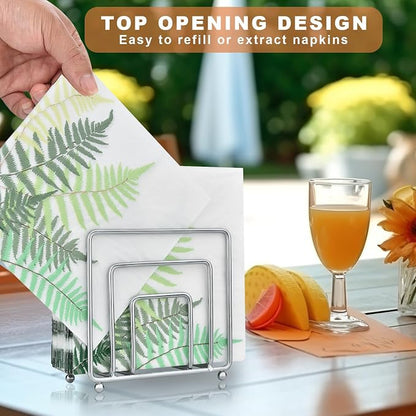 LAIHIFA Napkin Holder, Kitchen & Countertops, Modern Metal Cocktail Paper - Image 4