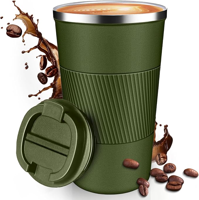 17OZ Travel Coffee Mug Insulated Coffee Cup by Unknown