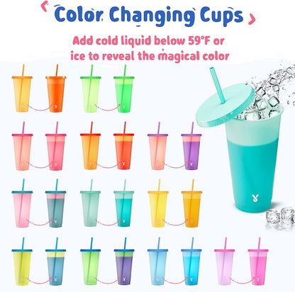 Meoky Plastic Color Changing Cups - Image 2