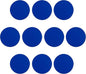 10 Round Foam Bud Coasters Pack, 4 inch - PU Foam, Party Favor - Royal Blue