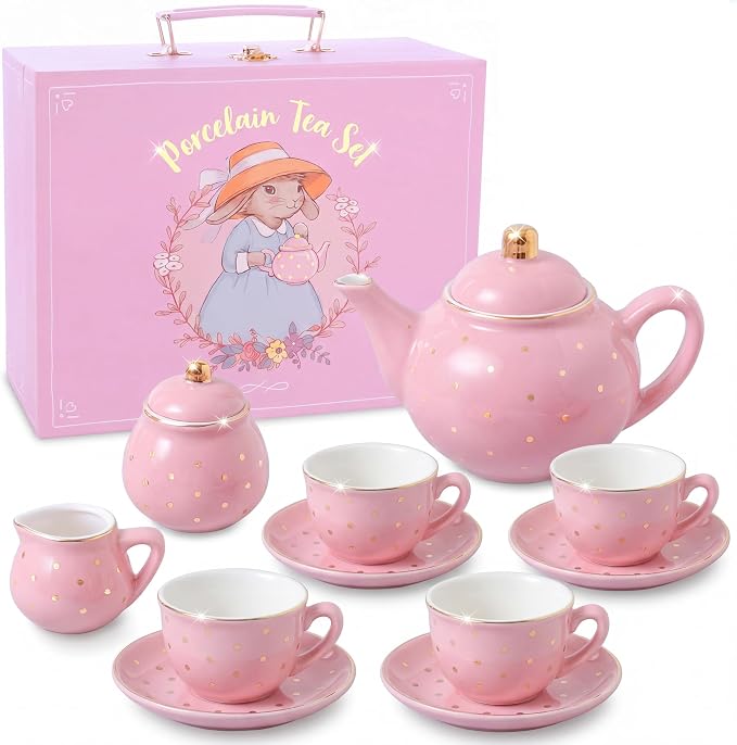 Giggle & Honey® Tea Party Set for Little Girls by GiggleHoney