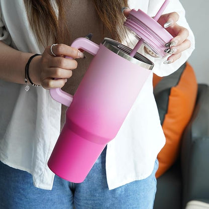 Konokyo 40 oz Insulated Tumbler Water Bottle - Image 5