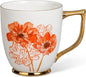 Ceramic Daisy Cup, 15 oz | Porcelain Mug by Asmwo