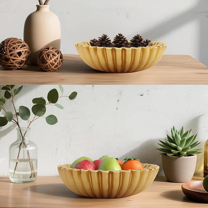 Large Modern Decorative Ruffle Bowl - Image 5