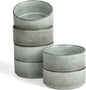 famiware Star Cereal Bowl Set, 23 oz Soup Bowls Set of 6, Smoky Blue | Double by Famiware