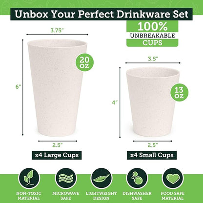Grow Forward Premium Wheat Straw Cups - Image 3