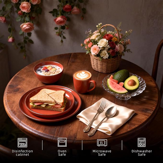 HomeVSS 20-Piece Dinnerware Set - Image 3
