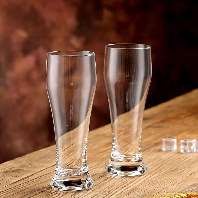 Wlasss Beer Glasses Set of 6, 15 oz Glasses Drinking Set, Craft Pint Glasses - Image 6