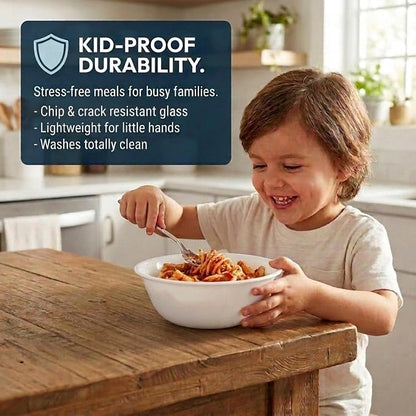 Corelle Vitrelle 28-oz Soup/Cereal Bowls Set of 6 Chip & Crack Resistant - Image 5