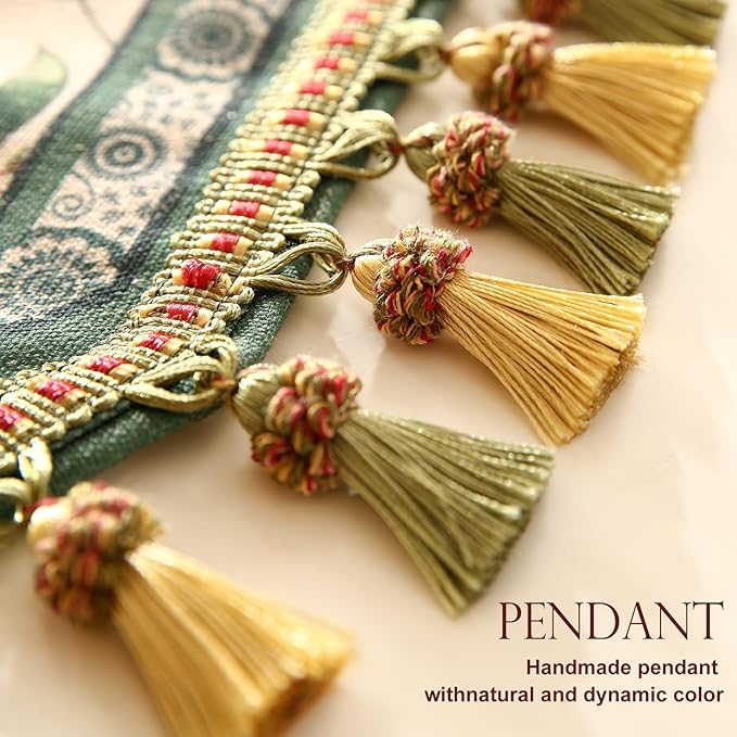 Patdrea Designer Vintage French Linen Table Runner, Thanksgiving Dining Table - Image 5