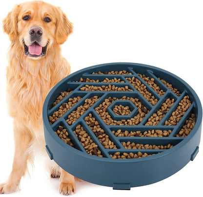TOBYTO Slow Feeder Dog Bowls Large Medium Breed, Anti-Choking Slow Eating Dog by TOBYTO