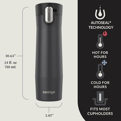 Contigo West Loop 3.0 Stainless Steel Insulated Travel Mug, Leak Proof - Image 4