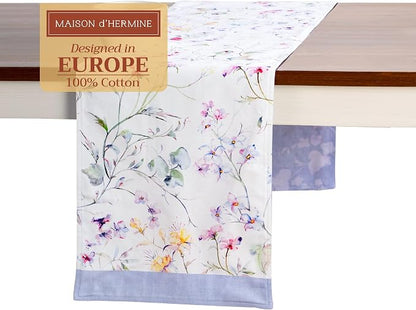 Maison d' Hermine Table Runner 100% Cotton 14.50" x 108" | Table Runners 108 by MaisondHermine
