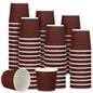 Yaomiao 200 Pcs 4 oz Disposable Espresso Coffee Cups Ripple Corrugated Paper by Yaomiao